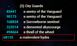 NPCs Ungrouped Target